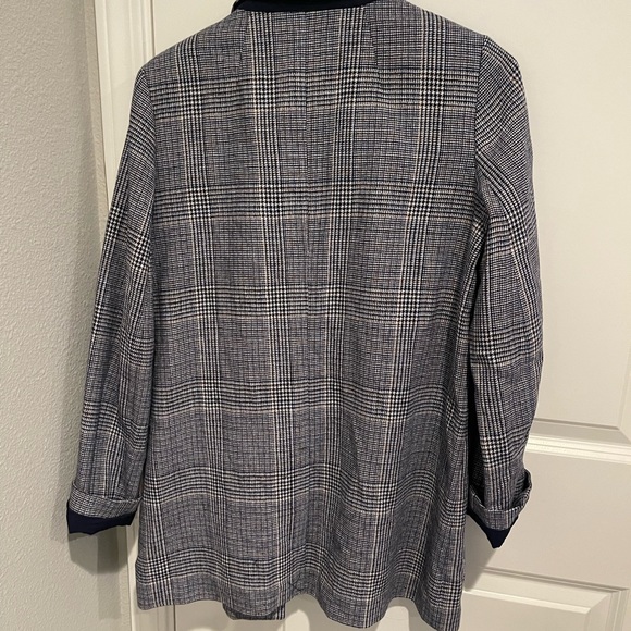 Madewell Dorset Blazer in Navy Glen Plaid M - Picture 3 of 3